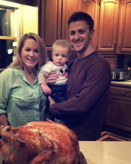 The Littlest Foodie's family with the Thanksgiving bird.  We had a wonderful Thanksgiving and hope you did too!