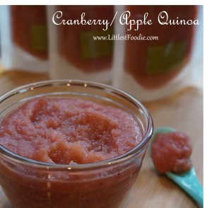 Cranberry Apple Quinoa Baby Food Recipe